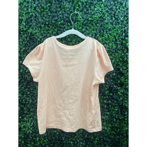 Sugar & Diamonds, Girls Peach Shirt, Size L - Picture 5 of 5